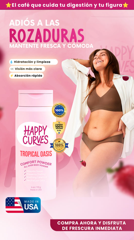 HAPPY CURVES | Desodorante en polvo antirozaduras