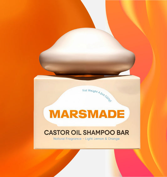 Barra de Shampoo de aceite de ricino | Adiós Frizz