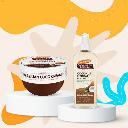 Duo Palmer's | Crema de coco y Aceite Corporal.