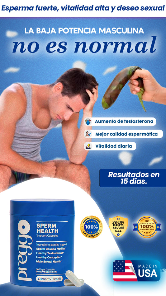 Preggo| Potencia tu rendimiento sexual y reproductivo.