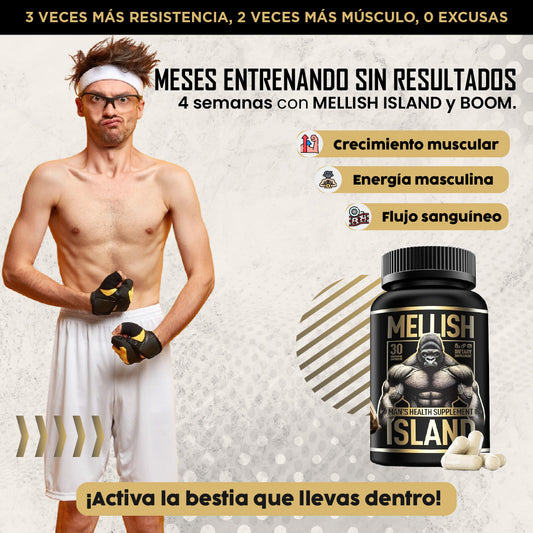 Mellish island| En 4 semanas más músculo.