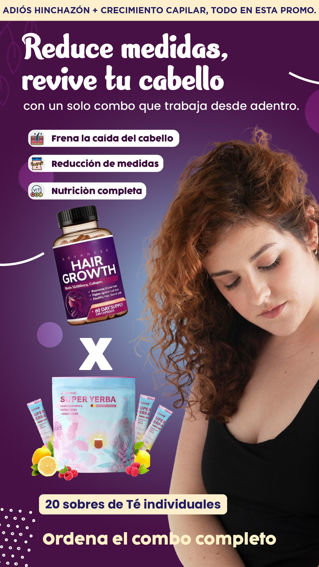 Super Combo| Menos medidas, más volumen capilar