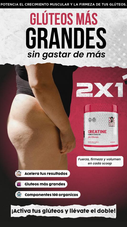 SUPERPROMO| Más volumen para tus gluteos + 2x1