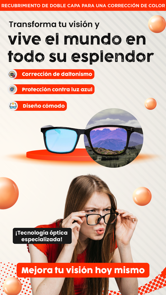 Lentes| Observa los colores como nunca antes en tu vida.
