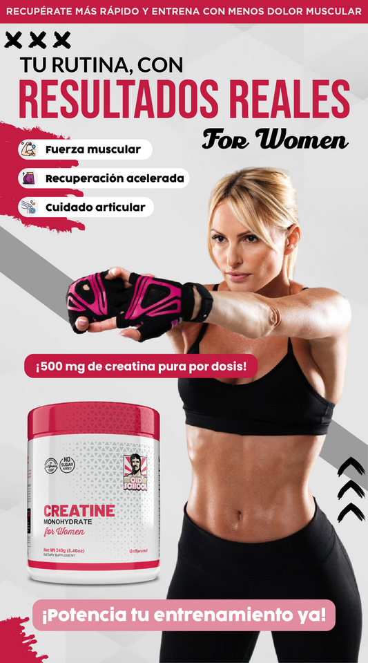 Creatine| Rinde más, recupérate mejor, siéntete increíble.