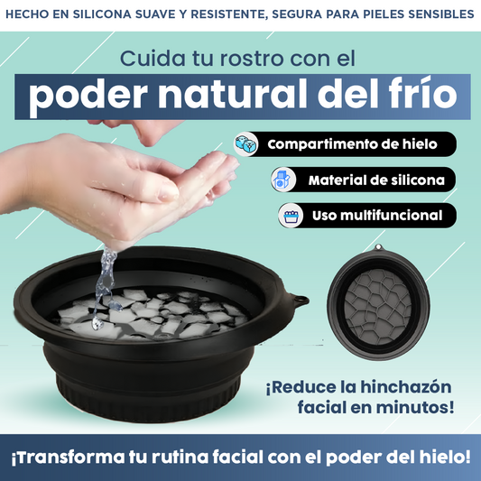 Tazón de baño para desinflamar el rostro