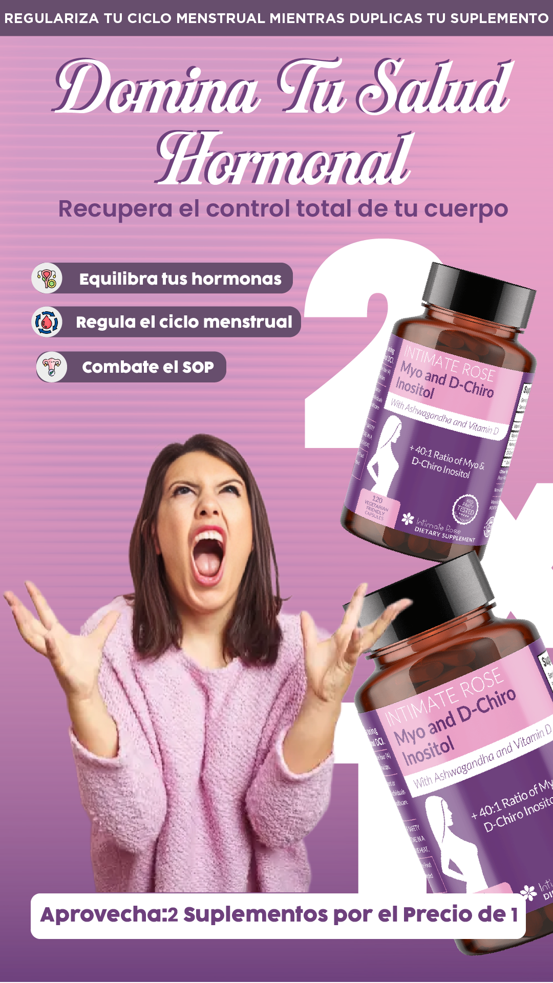 Mioinositol| 2x1 que transforma tu salud femenina.