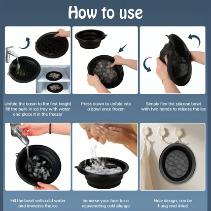 Tazón de baño para desinflamar el rostro